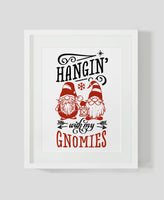 Chrstmas Gnomes Printable Wall Art {40 Pages}
