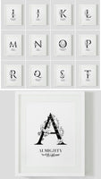 Monogram Alphabet Wall Art {130 pages}