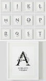 Monogram Alphabet Wall Art {130 pages}
